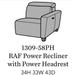 Flexsteel Latitudes Astra Leather RAF Power Recliner w/Power Headrest image