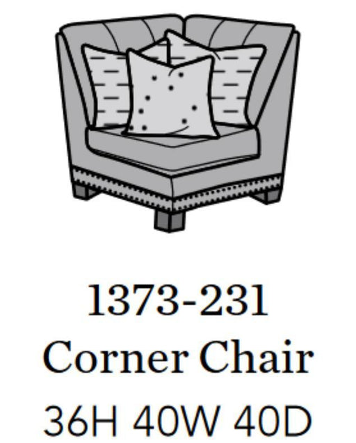 Flexsteel Latitudes Port Royal Leather Corner Chair image