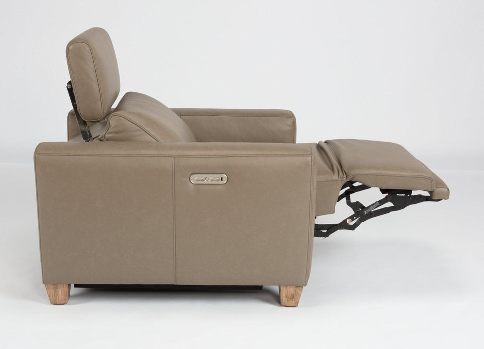 Flexsteel Latitudes Astra Leather Power Recliner w/Power Headrest