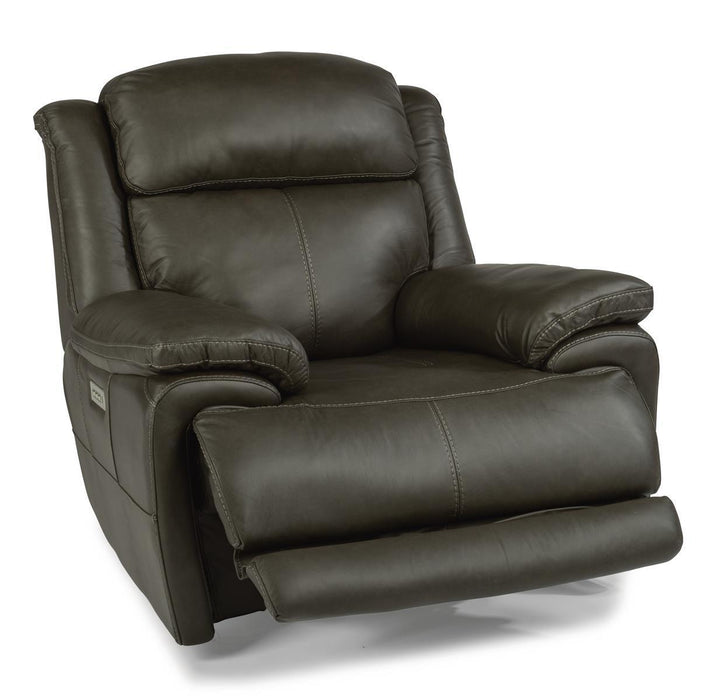 Flexsteel Latitudes Elijah Leather Power Recliner w/Power Headrest