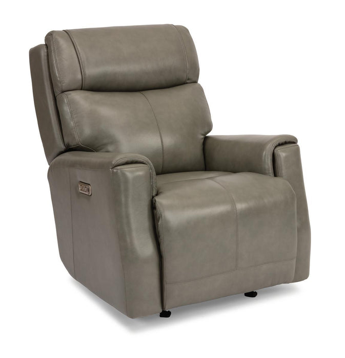 Flexsteel Latitudes Holton Leather Power Gliding Recliner w/Power Headrest