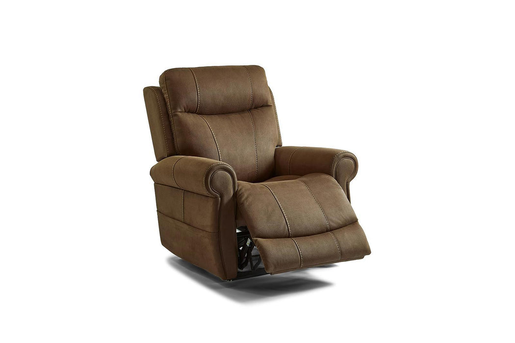 Flexsteel Stewart Power Lift Recliner with Power Headrest and Lumbar