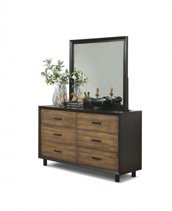 Flexsteel Wynwood Alpine Mirror in Walnut