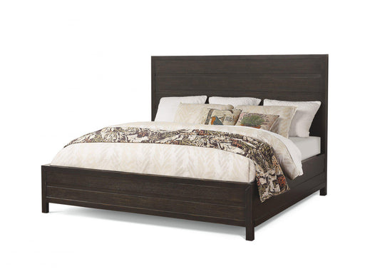 Flexsteel Wynwood Cologne King Panel Bed in Dark Brown image