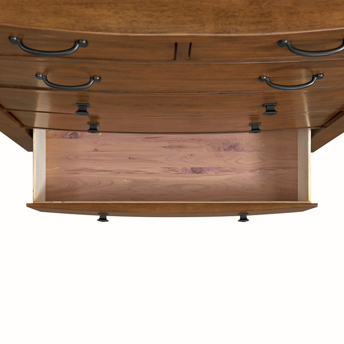 Gage 6-Drawer Chest in Chestnut - Pierce Furniture Gallery