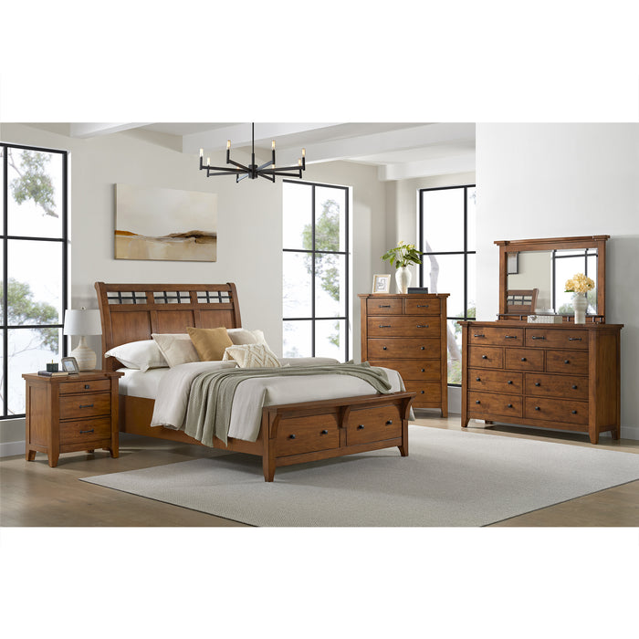 Gage Sleigh Storage Bedroom Set