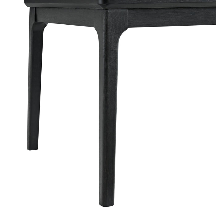 Garcia 5PC Dining Set with Table and 4 Chairs in Black