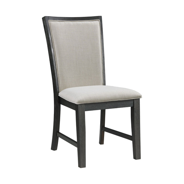 Grady Dining Slat Back Side Chair Black (2 Per Pack)