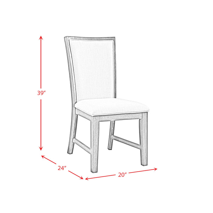 Grady Dining Slat Back Side Chair Black (2 Per Pack) - Pierce Furniture Gallery