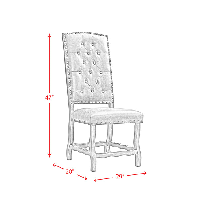 Gramercy Dining Curved Leg Side Chair (2pcs Per Carton) - Pierce Furniture Gallery