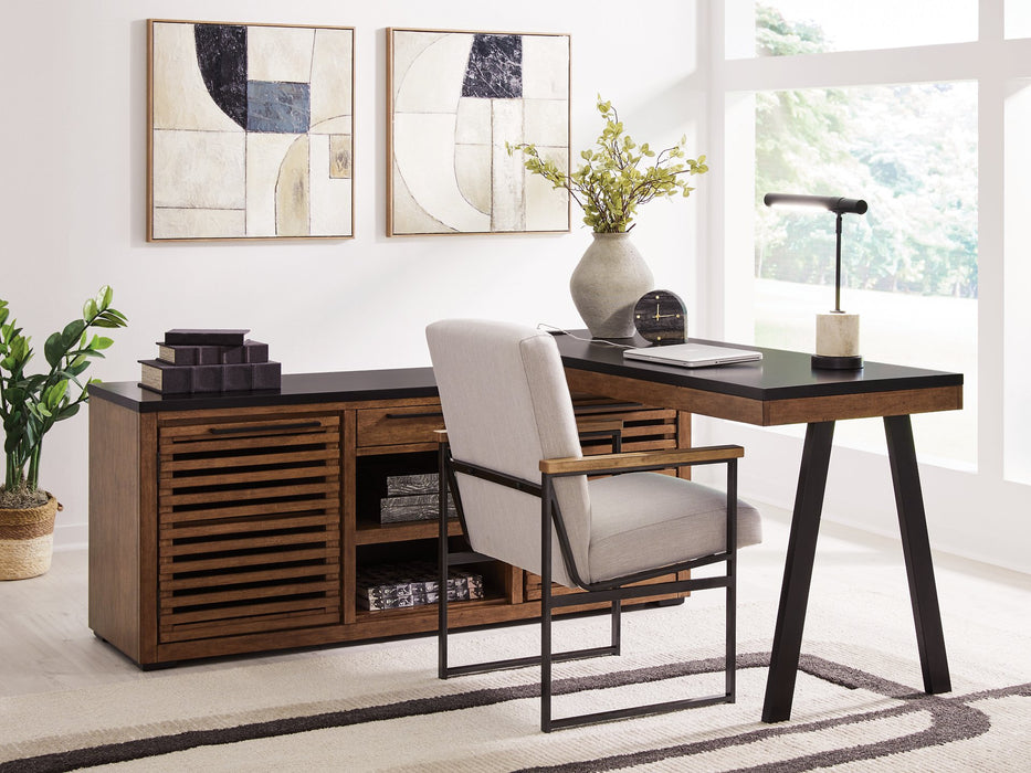 Kallari Credenza with Desk Return - Pierce Furniture Gallery