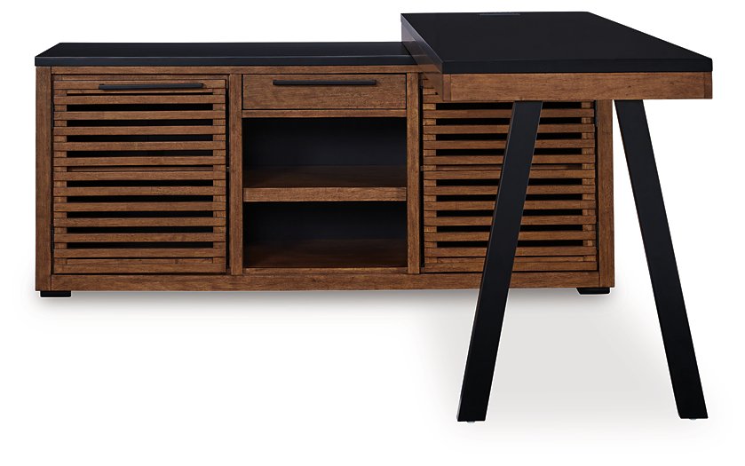 Kallari Credenza with Desk Return - Pierce Furniture Gallery