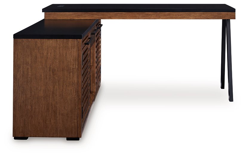 Kallari Credenza with Desk Return - Pierce Furniture Gallery