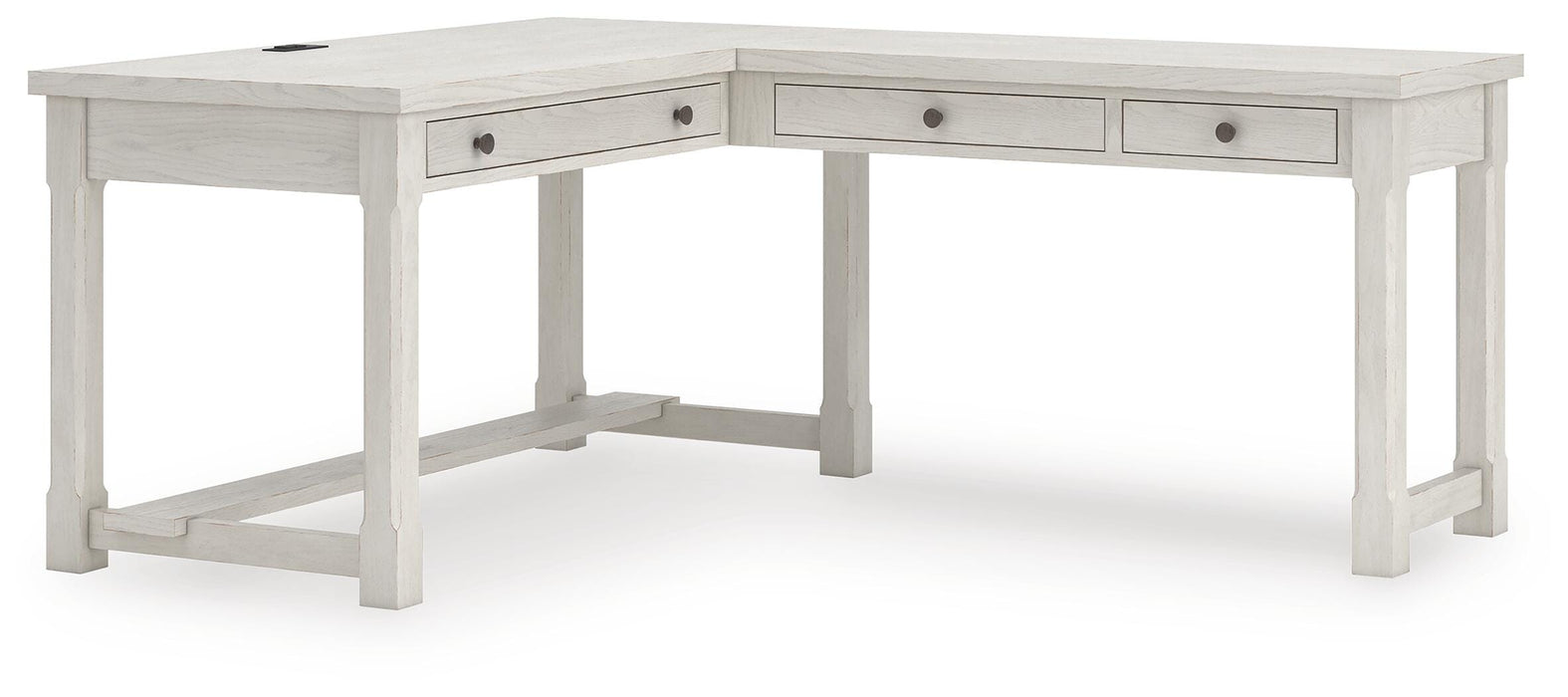 Robbinsdale L-Shaped Home Office Desk - Pierce Furniture Gallery
