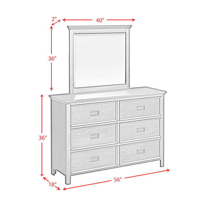 Hampton Kids Over Loft with Ladder and Desk with Speaker Bedroom Set