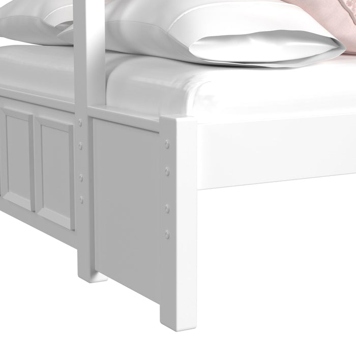 Hampton Kids Over Bunk with Ladder Bedroom Set