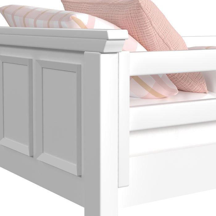 Hampton Kids Over Bunk with Ladder and Trundle Bedroom Set