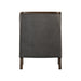 Hopkins Chair w/Brown Arm Columbia Charcoal (ISTA 3) - Pierce Furniture Gallery