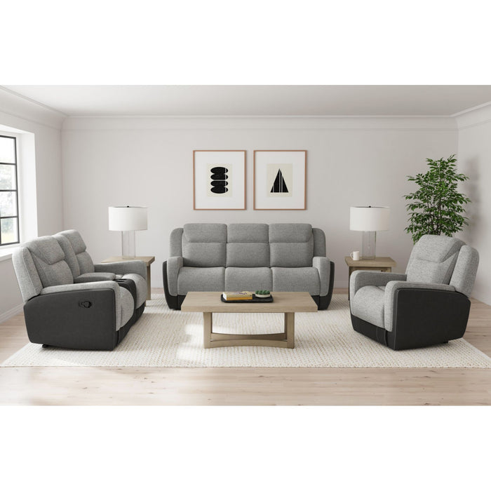 Hornet Motion Glider Recliner in Rancho Grey - Pierce Furniture Gallery