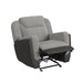 Hornet Motion Glider Recliner in Rancho Grey - Pierce Furniture Gallery