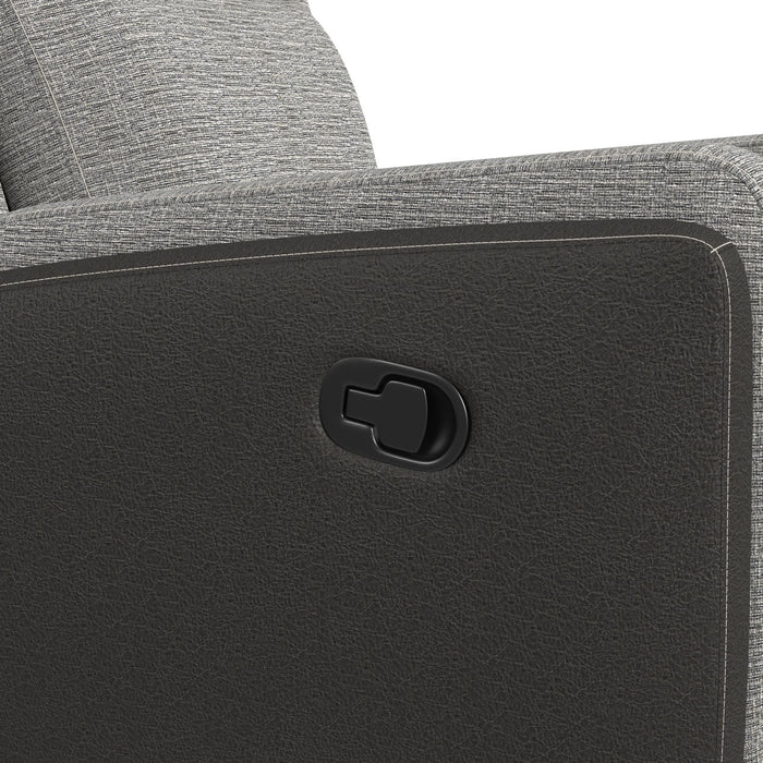 Hornet Motion Glider Recliner in Rancho Grey - Pierce Furniture Gallery