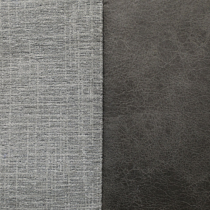 Hornet 3PC Living Room Set in Rancho Grey-Sofa, Loveseat & Recliner