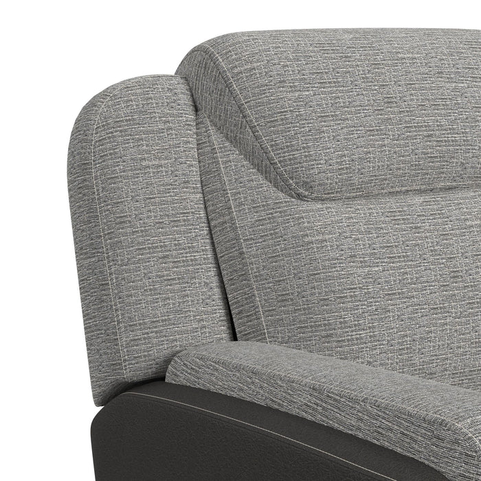 Hornet Motion Glider Recliner in Rancho Grey - Pierce Furniture Gallery