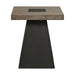 Jemma End Table in Grey and Dark Espresso - Pierce Furniture Gallery