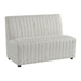 Jemma Upholstered Bench in Beige Linen - Pierce Furniture Gallery