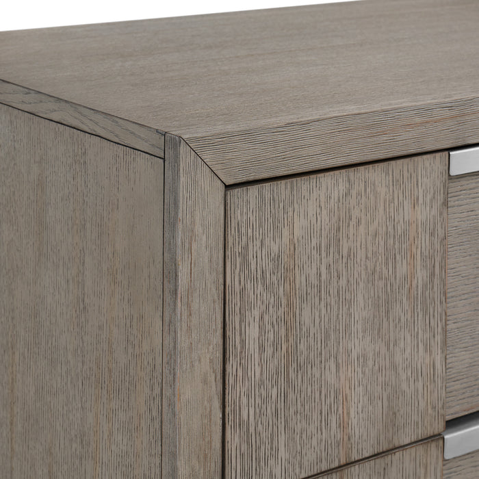Kelis 6-Drawer Dresser in Grey - Pierce Furniture Gallery