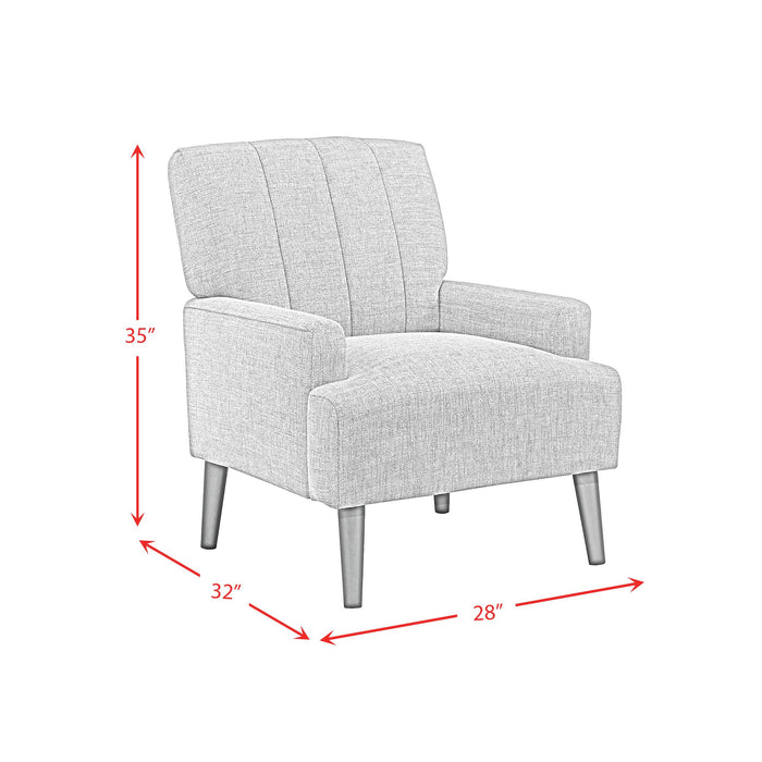 Kiwi Chair with Channel Back in Palmer Teal