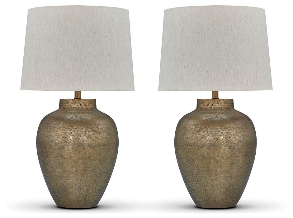 Madney Lamp Set - Pierce Furniture Gallery