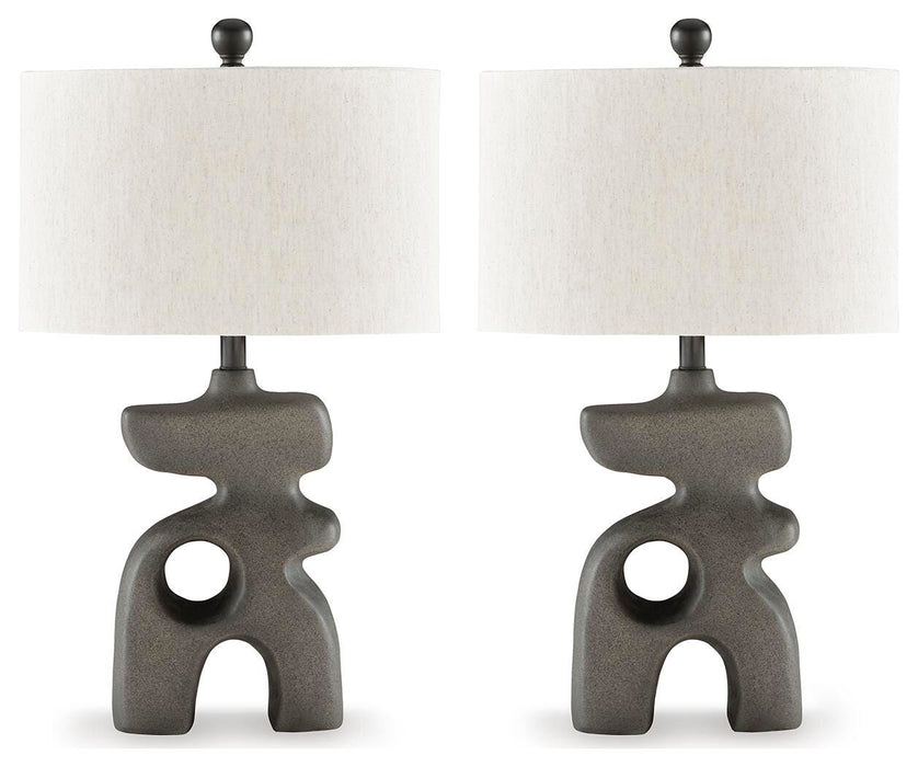 Danacy Lamp Set - Pierce Furniture Gallery