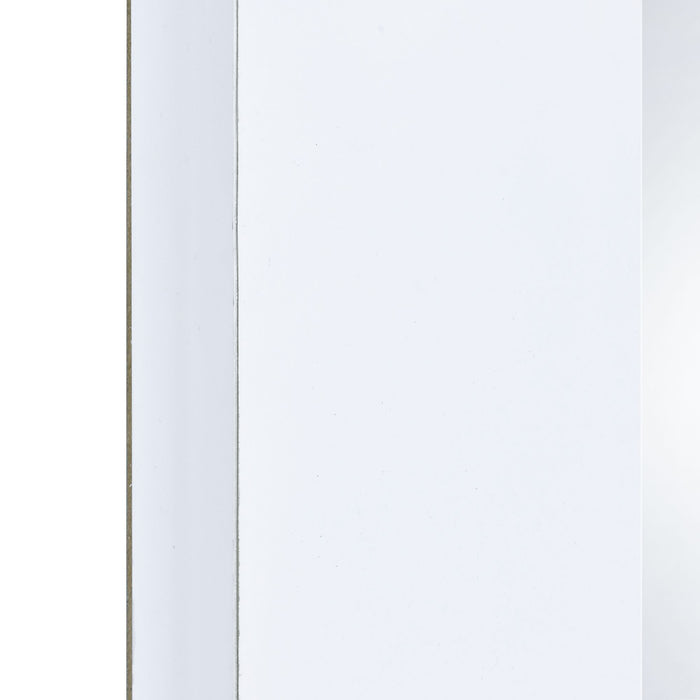 Lindy Floor Mirror with Lights in White