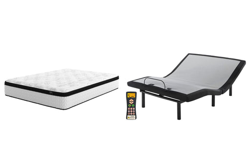 Chime 12 Inch California King Hybrid Mattress Package - Pierce Furniture Gallery