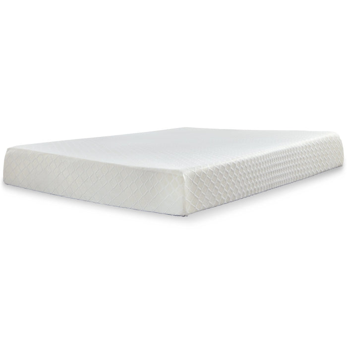 10 Inch Chime Memory Foam Mattress Set - Pierce Furniture Gallery