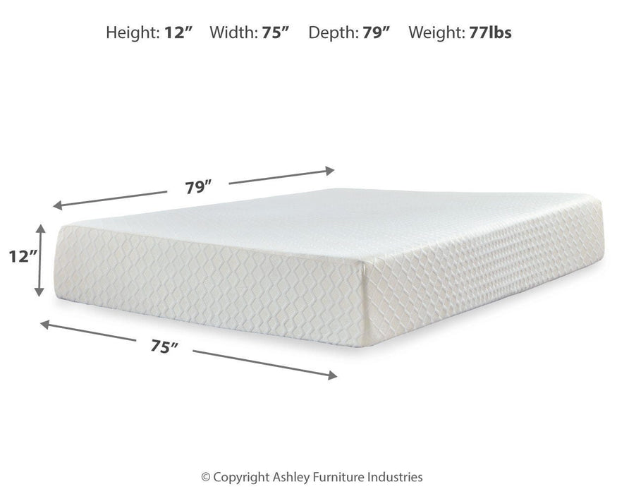 Chime 12 Inch Memory Foam Mattress in a Box - Pierce Furniture Gallery