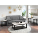 Marcello w/ White Top - Rectangular Coffee Table W/Casters - Pierce Furniture Gallery