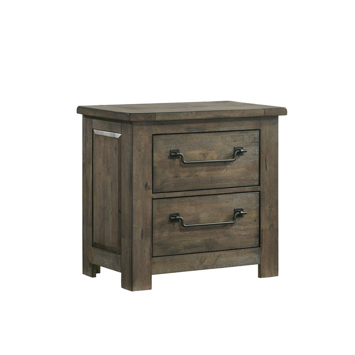 Maverick Nightstand w/USB Grey