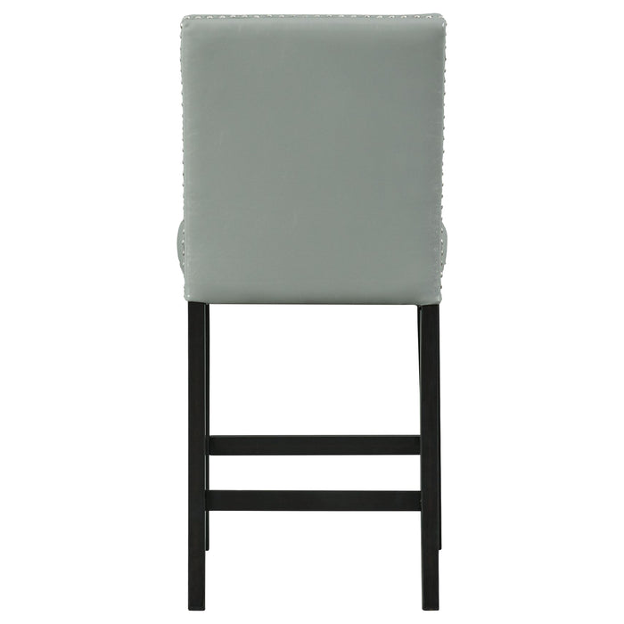 Meridian Counter Side Chair Grey (2 Per Pack) - Pierce Furniture Gallery
