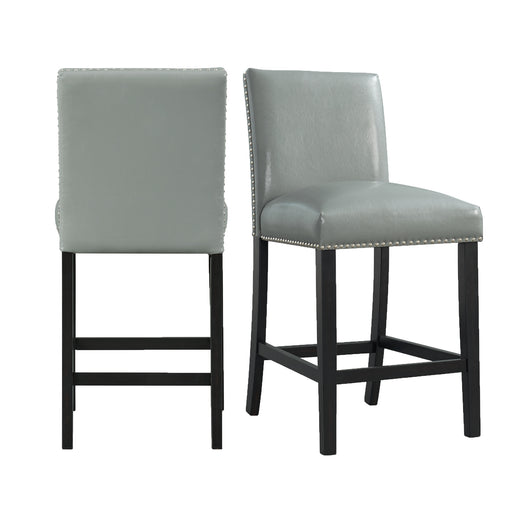Meridian Counter Side Chair Grey (2 Per Pack) - Pierce Furniture Gallery
