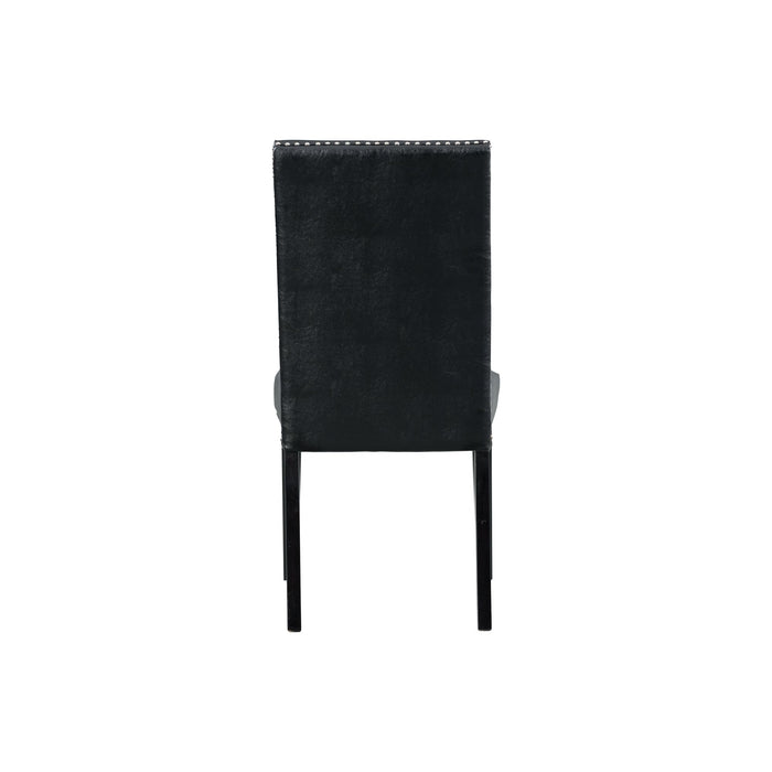 Meridian Dining Side Chair Black (2 Per Pack)