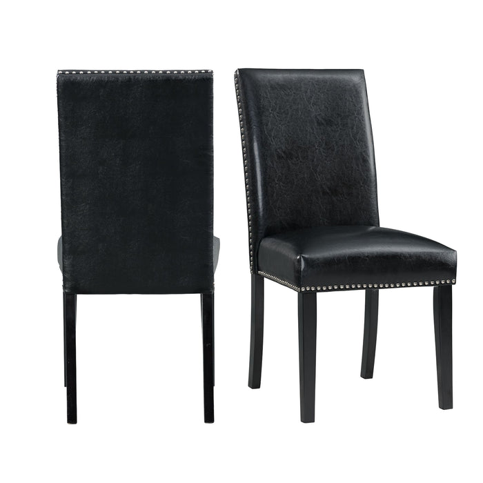 Meridian Dining Side Chair Black (2 Per Pack)