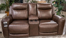 Gravier Power Reclining Loveseat with Console - Pierce Furniture Gallery