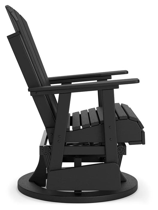 Hyland wave Outdoor Swivel Glider Chair - Pierce Furniture Gallery