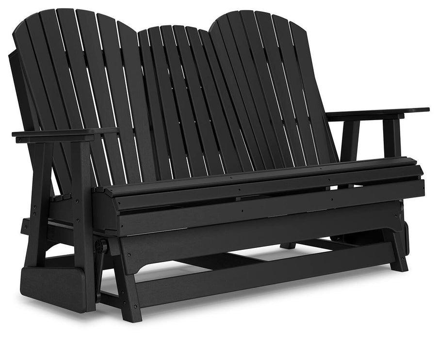 Hyland wave Outdoor Glider Loveseat - Pierce Furniture Gallery