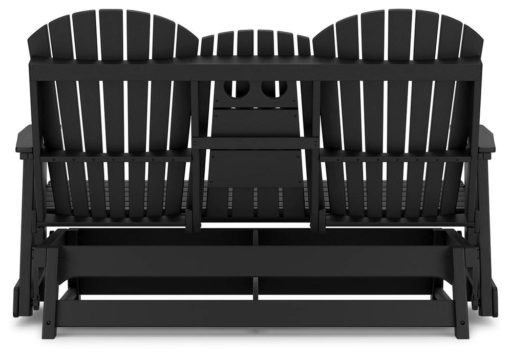 Hyland wave Outdoor Glider Loveseat - Pierce Furniture Gallery