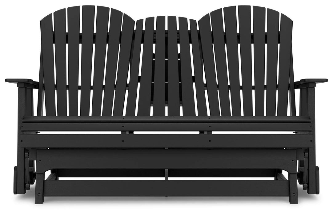 Hyland wave Outdoor Glider Loveseat - Pierce Furniture Gallery