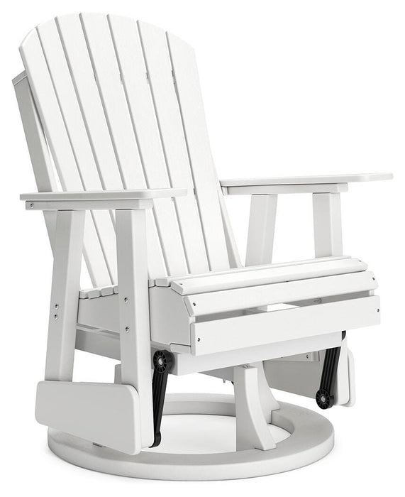 Hyland wave Outdoor Swivel Glider Chair - Pierce Furniture Gallery