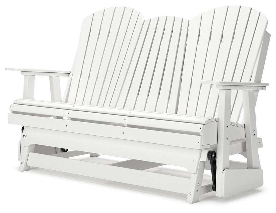 Hyland wave Outdoor Glider Loveseat - Pierce Furniture Gallery